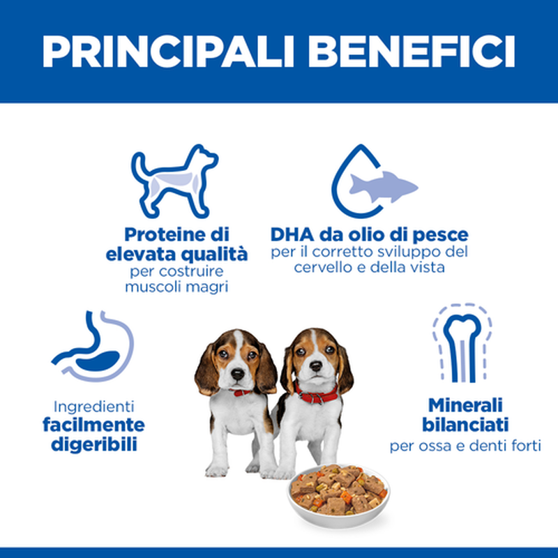Hill's Science Plan Spezzatino per Cuccioli Pollo e verdure 363gr