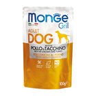 Monge Grill Dog Adult Bocconcini Ricco in Pollo e Tacchino 100 gr