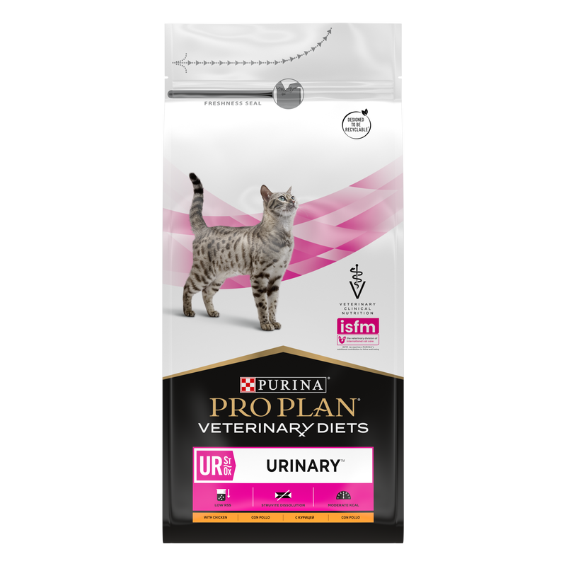 Purina Pro Plan Veterinary Diets Cat UR Urinary St/Ox ricco in Pollo 1,5 kg