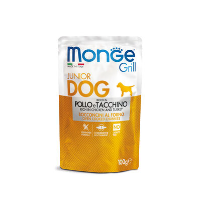 Monge Grill per cuccioli Pollo e Tacchino 100 gr