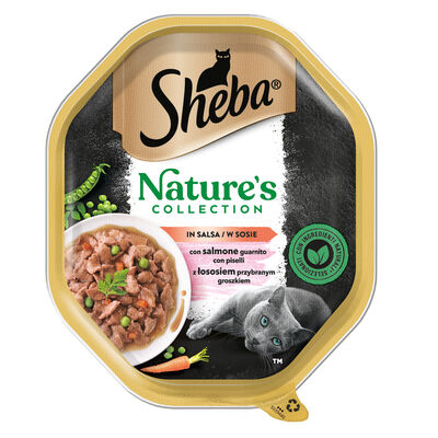 Sheba Cat Adult Nature's Collection Salmone con Piselli 85 gr