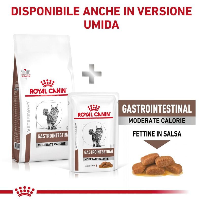 Royal Canin Veterinary Diet Cat Gastrointestinal Moderate Calorie 400 gr