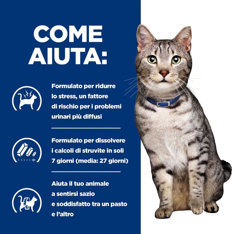 Hill's Prescription Diet Cat c/d Multicare Urinary Stress + Metabolic Obesity con Pollo 1,5 kg