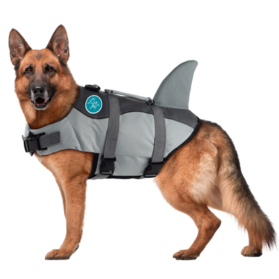 Leo Pet Gioco per cani Giubbotto salvagente squalo XL