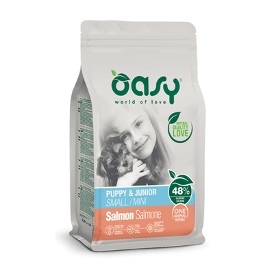 Oasy Puppy Small&mini Salmone 800gr