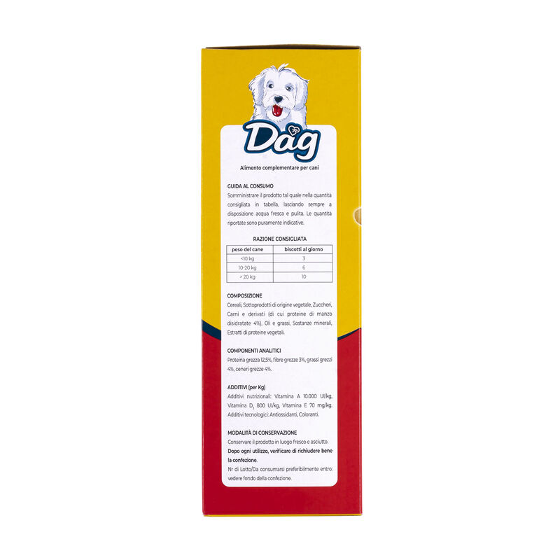 Dag Dog Adult Snack Biscotti Gustosi con Manzo 500gr