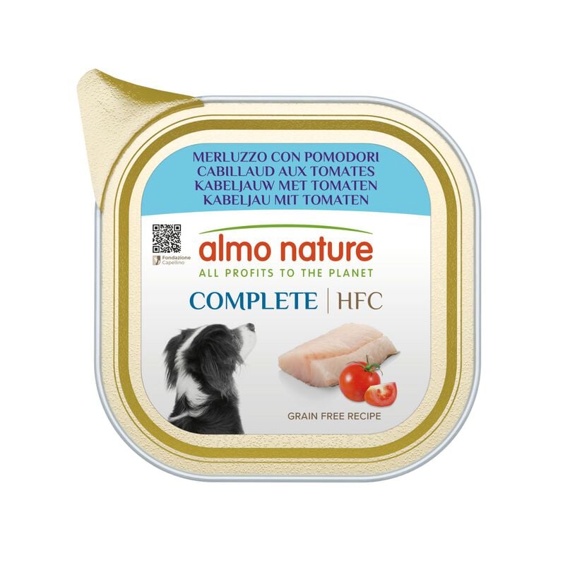 Almo Nature HFC Dog Adult Merluzzo e Pomodori 150 gr