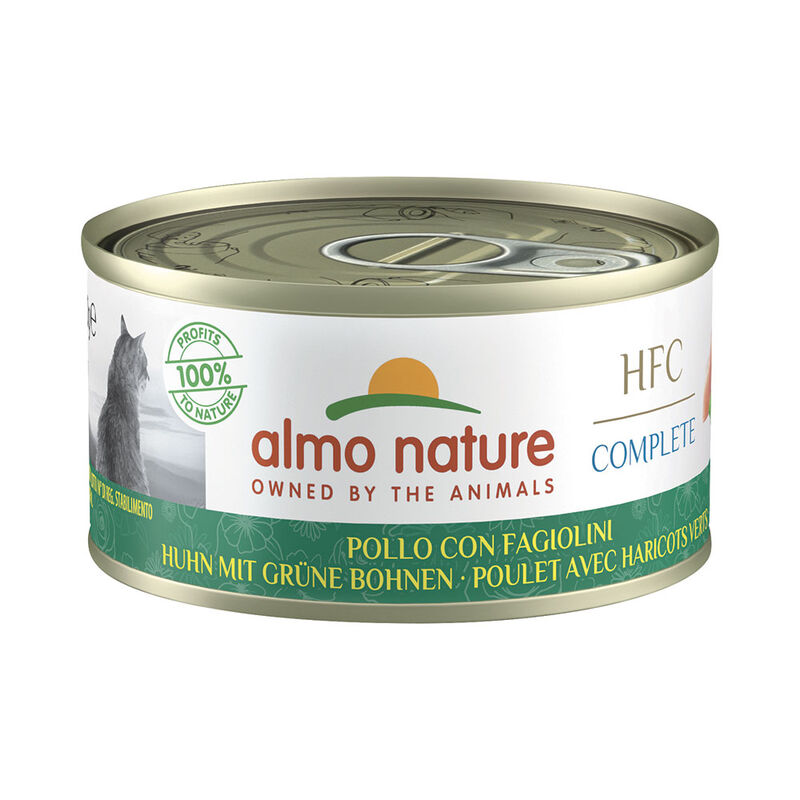 Almo Nature HFC Pollo 70g - Alimento completo per gatti senza cereali