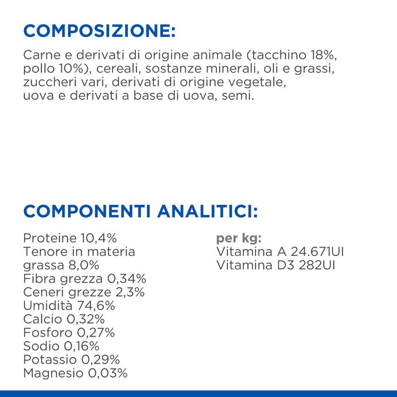 Hill's Science Plan Kitten&Mother Tender Mousse Pollo e Tacchino 85gr
