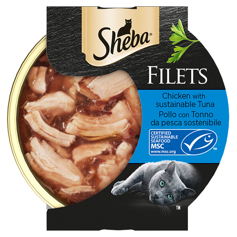 Sheba Cat Filets Pollo e Tonno 60 gr