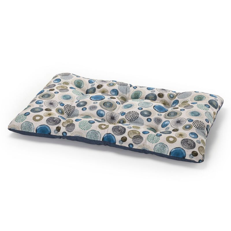 Leo Pet Cuscino per cani Bomber Blue Circles 80 x 120 cm