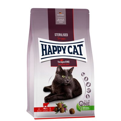 Happy Cat Sterilised Manzo 4 kg