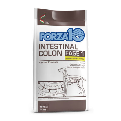 Forza10 Diet Dog Adult Intestinal Colon Fase 1 Agnello e sorgo bianco 10 kg