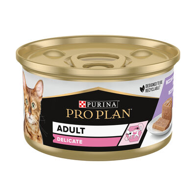 Purina Pro Plan Cat Delicate Mousse con Tacchino 85 gr