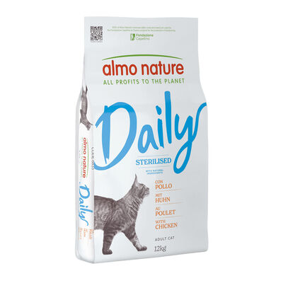 Almo nature Daily Cat Sterilised Pollo 12 kg