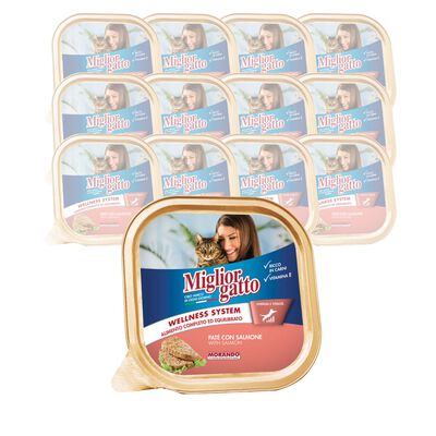 Migliorgatto Pat&eacute; con Salmone 100gr