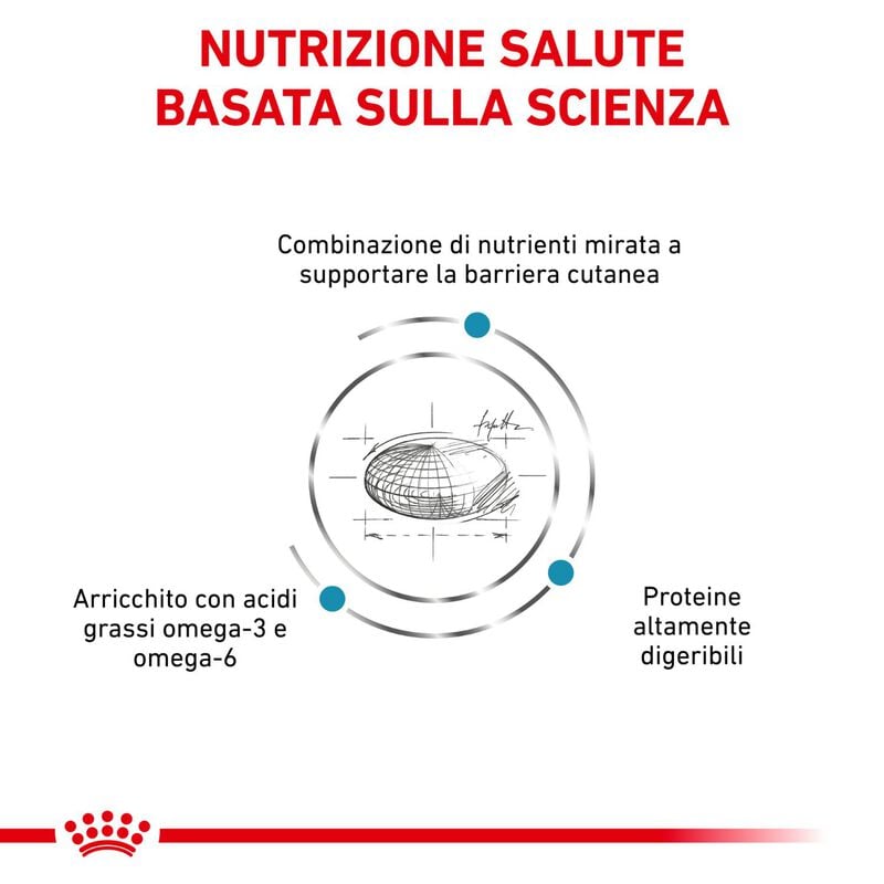 Royal Canin Veterinary Diet Dog skin Care 2 kg