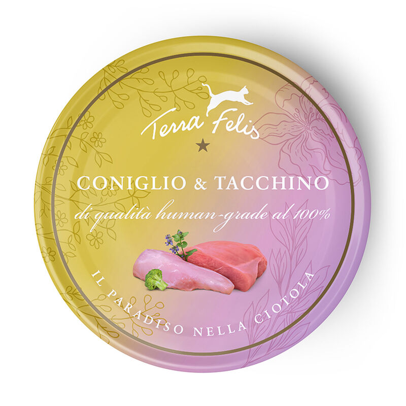 Terra Felis Cat Coniglio e Tacchino 80 gr