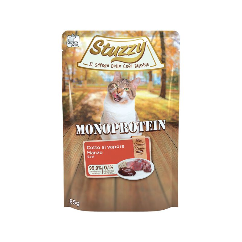 Stuzzy Cat Monoprotein Manzo 85 gr