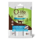 O-life Cat Stick Snack con Trota Fresca e Succo di Mirtilli 15 gr