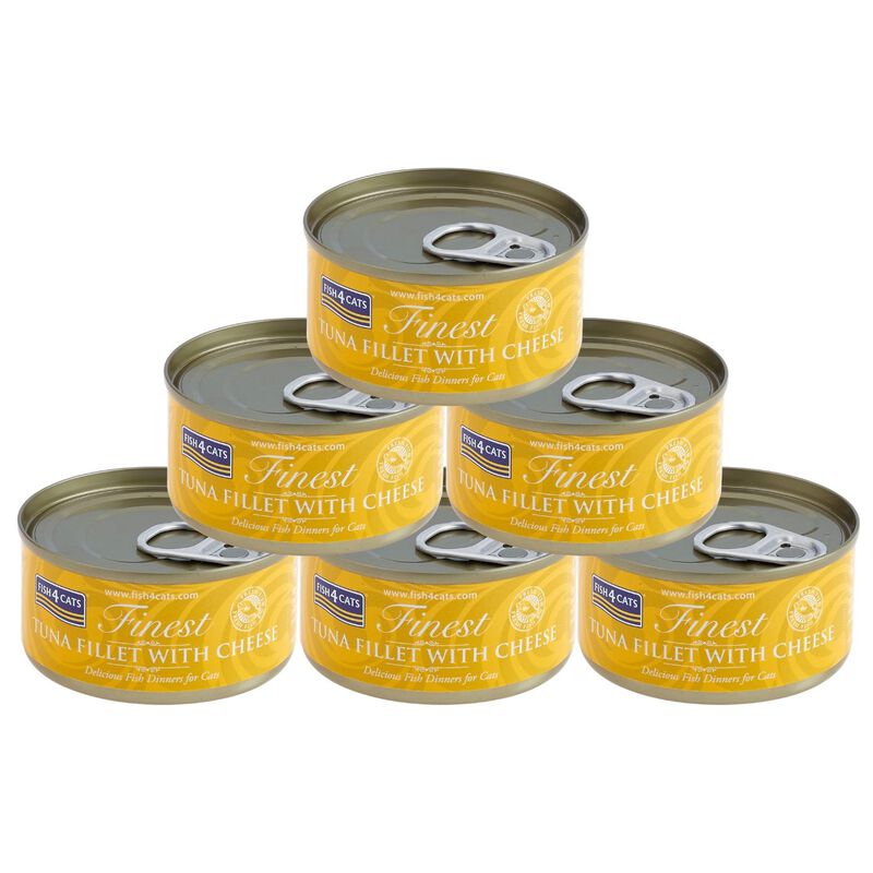 Fish4Cats Finest Cibo Umido per gatti Tonno e Formaggio 70 gr