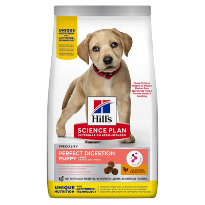 Hill's Science Plan Perfect Digestion Dog Large Breed Pollo e Riso integrale 12 kg
