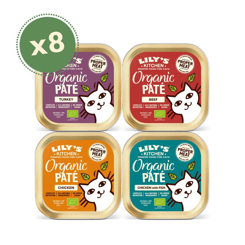 Lily's Kitchen Cat Adult Organic Pat&eacute; 8x85 gr