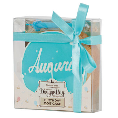 DoggyeBag Birthday Dog Cake 120 gr Azzurro