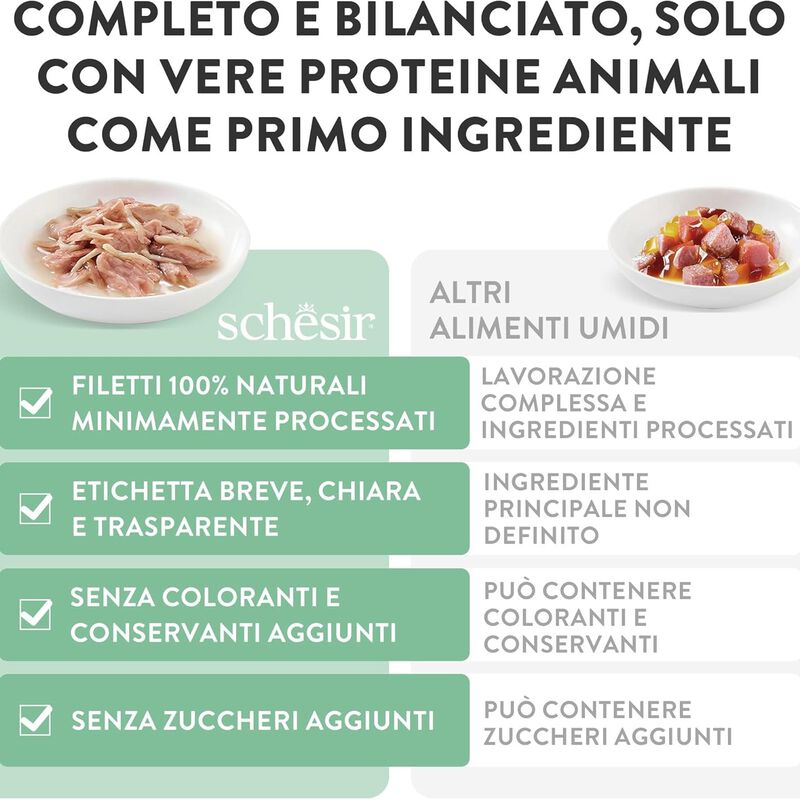 Schesir Cat Adult Tonnetto con Manzo in jelly 85 gr