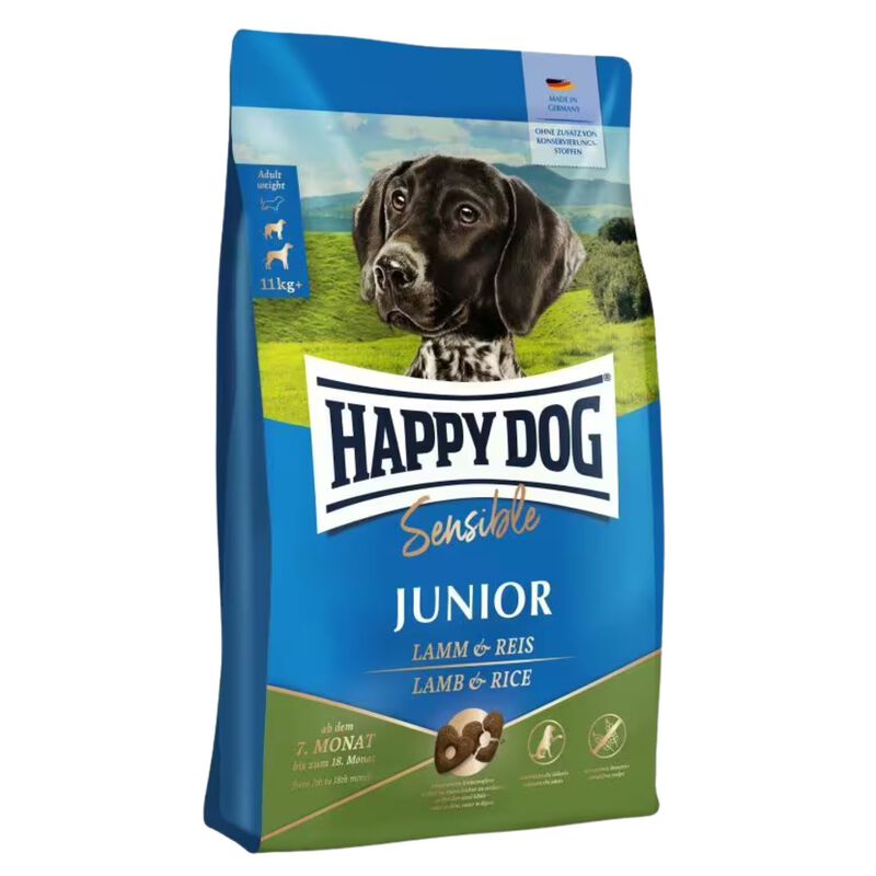 Happy Dog Sensible Junior con Agnello e Riso 10 kg