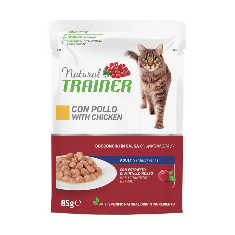 Natural Trainer Cat Adult al Pollo 85 gr