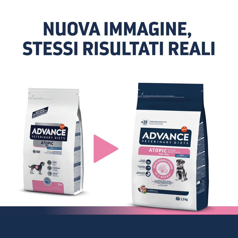 Advance Veterinary Diet Atopic Dog Adult Mini con Trota 1,5 kg