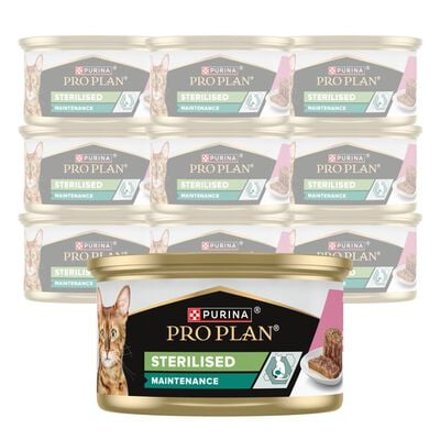 Purina Pro Plan Cat Adult Sterilised Pat&egrave; con Salmone e Tonno 85 gr