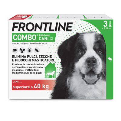 Frontline Combo Spot-On cane superiore a 40 kg 3 pipette