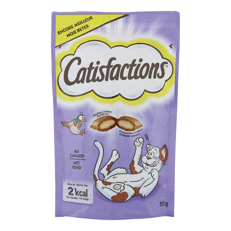 Catisfactions Snack Cat Anatra 60 g