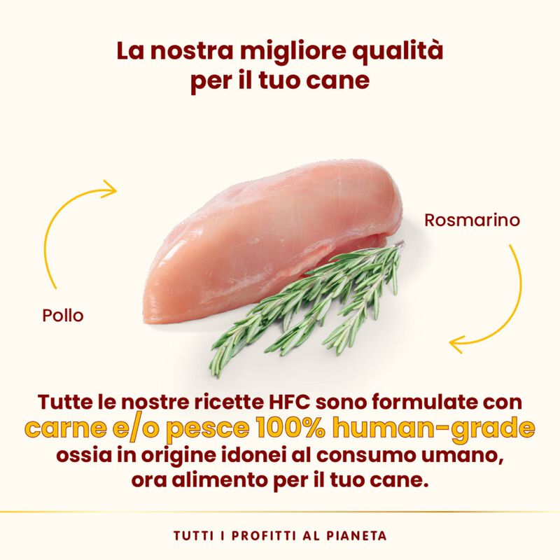 Almo Nature HFC Dog Adult Pollo e Rosmarino 150 gr Almo Nature HFC Dog Adult Pollo e Rosmarino 150 gr