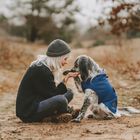 Hunter Impermeabile per cani Milford colore Blu tg. 45