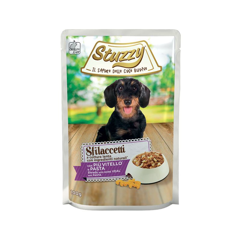 Stuzzy Dog Sfilaccetti con Vitello e Pasta 100 gr
