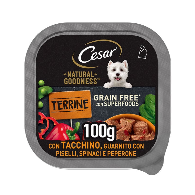 Cesar Dog Natural Goodness Terrine con Tacchino 100gr