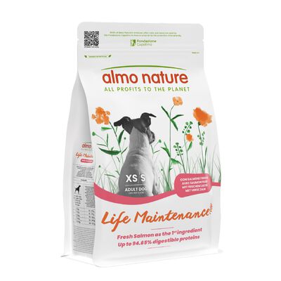 Almo Nature Life Maintenance Crocchette per cani adulti tg S con Salmone 2 kg