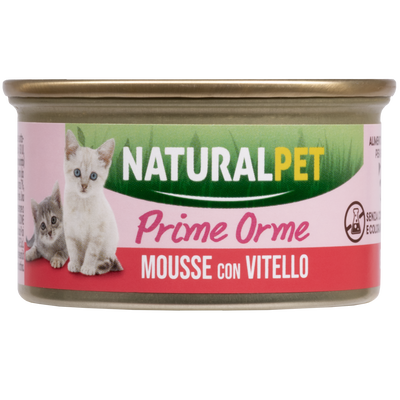 Naturalpet Prime Orme Kitten Mousse Vitello 85 g