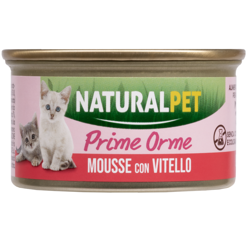 Naturalpet Prime Orme Kitten Mousse Vitello 85 g
