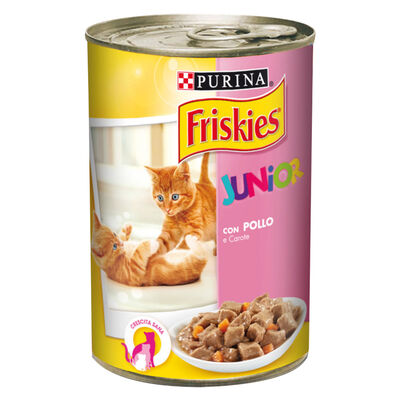 Friskies Cat Junior Bocconcini in Salsa con Pollo e Carote 400 gr