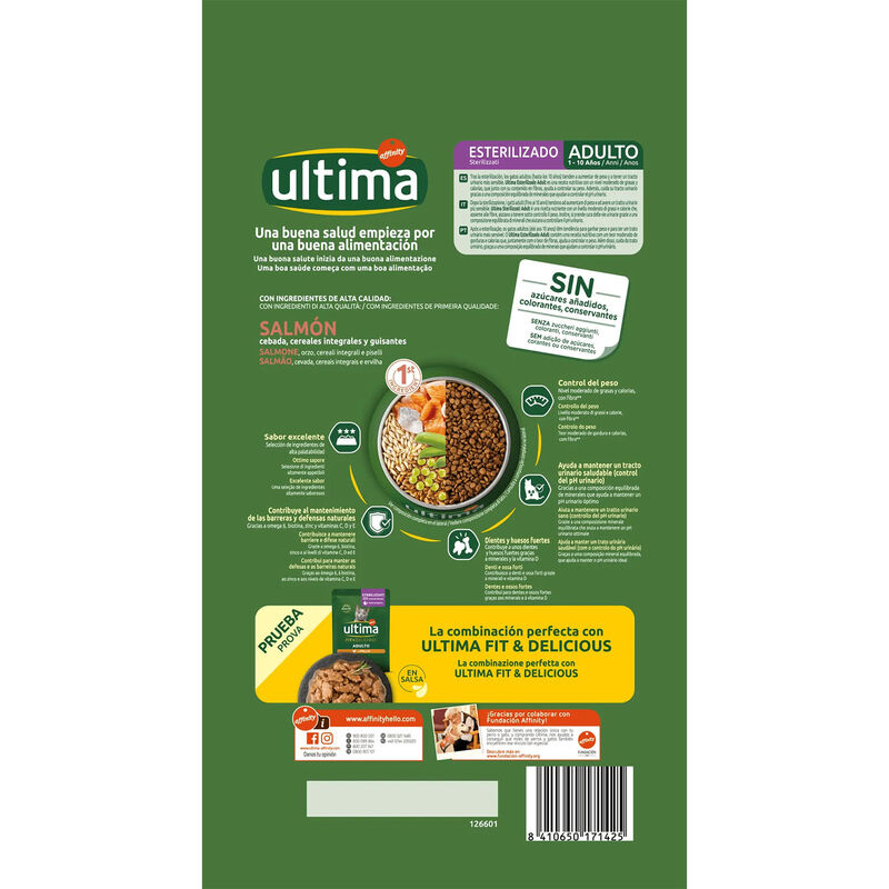 Ultima Cat Sterilizzati Adult con Salmone 1,5kg
