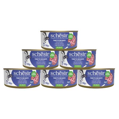 Schesir Cat Adult Tonno con manzo in jelly 140g