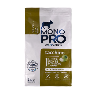Monopro Dog Adult Mini Grain Free Tacchino 2 kg