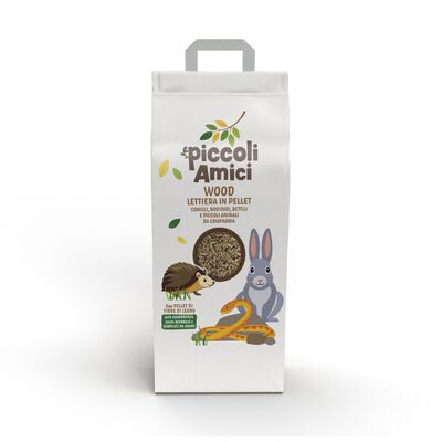 Piccoli Amici Lettiera in Pellet Wood 12 kg