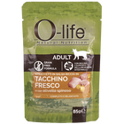 O-life Cat Adult Straccetti in salsa con Tacchino fresco con olivello spinato 85 gr image number 0