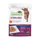 Natural Trainer Cat Adult Sterilised Tacchino 85 gr. image number 0