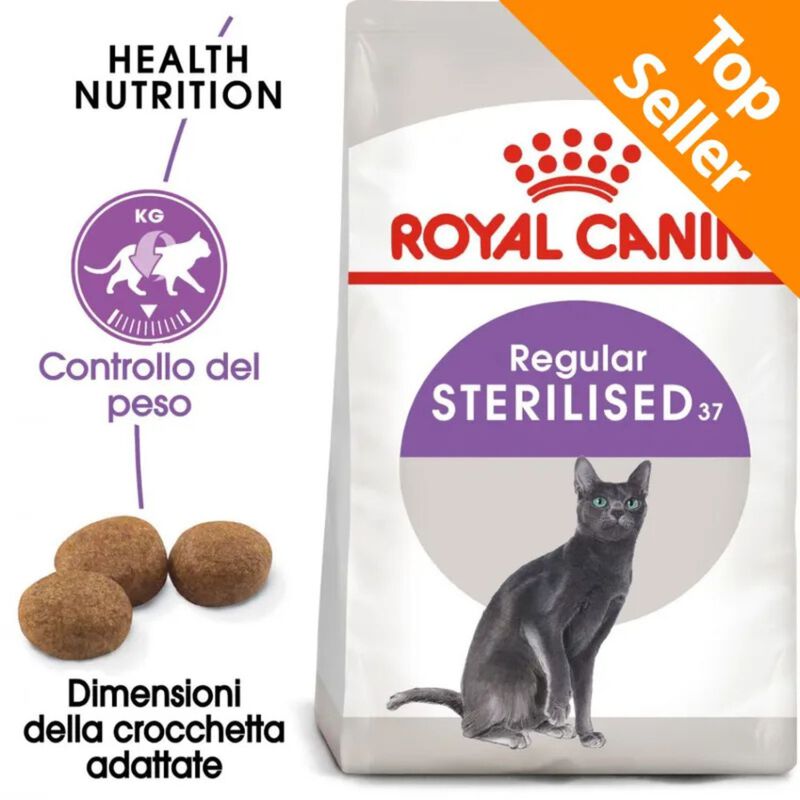 Royal Canin Cat Adult Sterilised 37 10 + 2kg omaggio